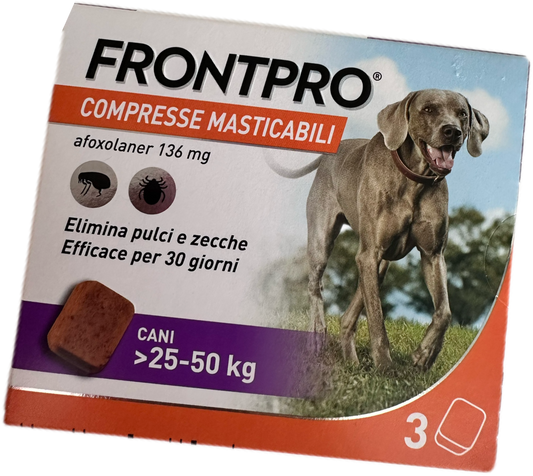 Frontline pro compresse masticabili (25/50kg)